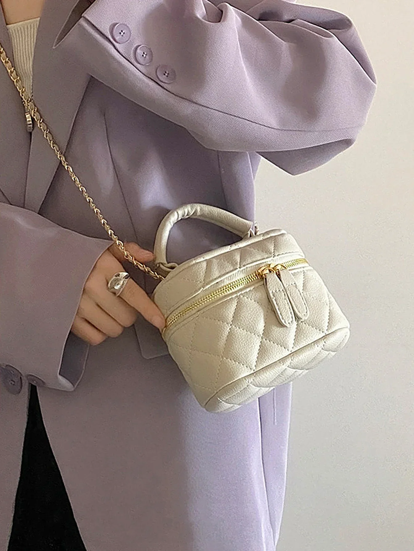 Sac à main en acier inoxydable avec cadre en diamant 138 pour femme, mini sac à main, pochette à la mode, haute qualité