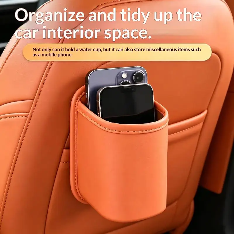 Car Cup Holder Rear Seat Clip Type Multifunctional Auto Organizer Easy Install Portable Drink Holder for Car Travel Use
