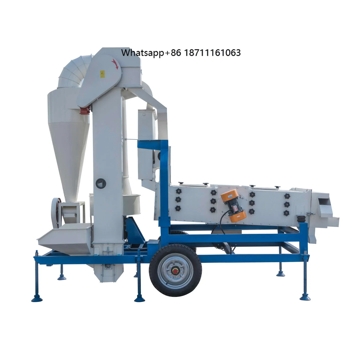 Large-Scale Air-Screen Cleaner  Seed Air Separation  Screening  and Dust Removal  Grain and Seed Grading Vibrating Screen