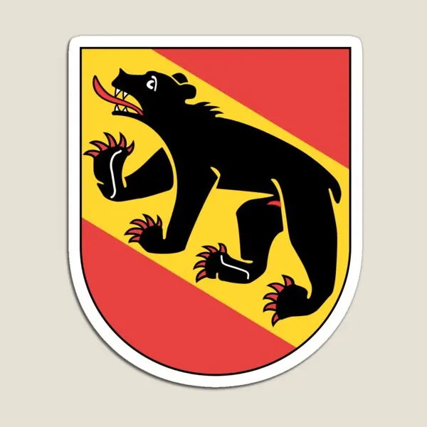 Coat Of Arms Of Bern Canton Magnet for Fridge Organizer Cute Magnetic Baby Holder Toy Kids Home Refrigerator Funny Decor