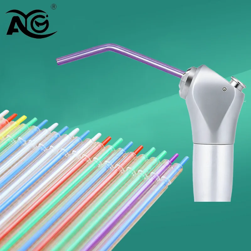 

AG 250Pcs/bag Disposable Nozzles Tips For Dental Triple Air Water Syringe 3 Way Syringe For Dental Unit Chair Dentistry Material