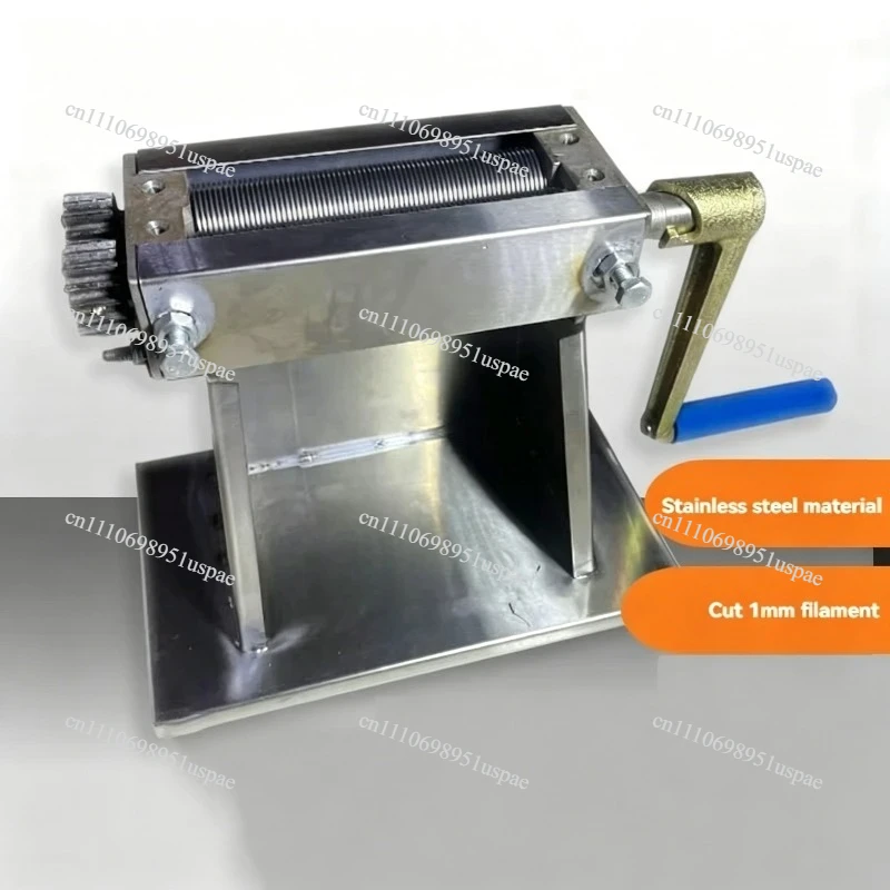 0.7mm 1mm Tobacco Herb Cutter Thin Leaf Cutting Machine for Dry Chili Spices Shredder Slicer