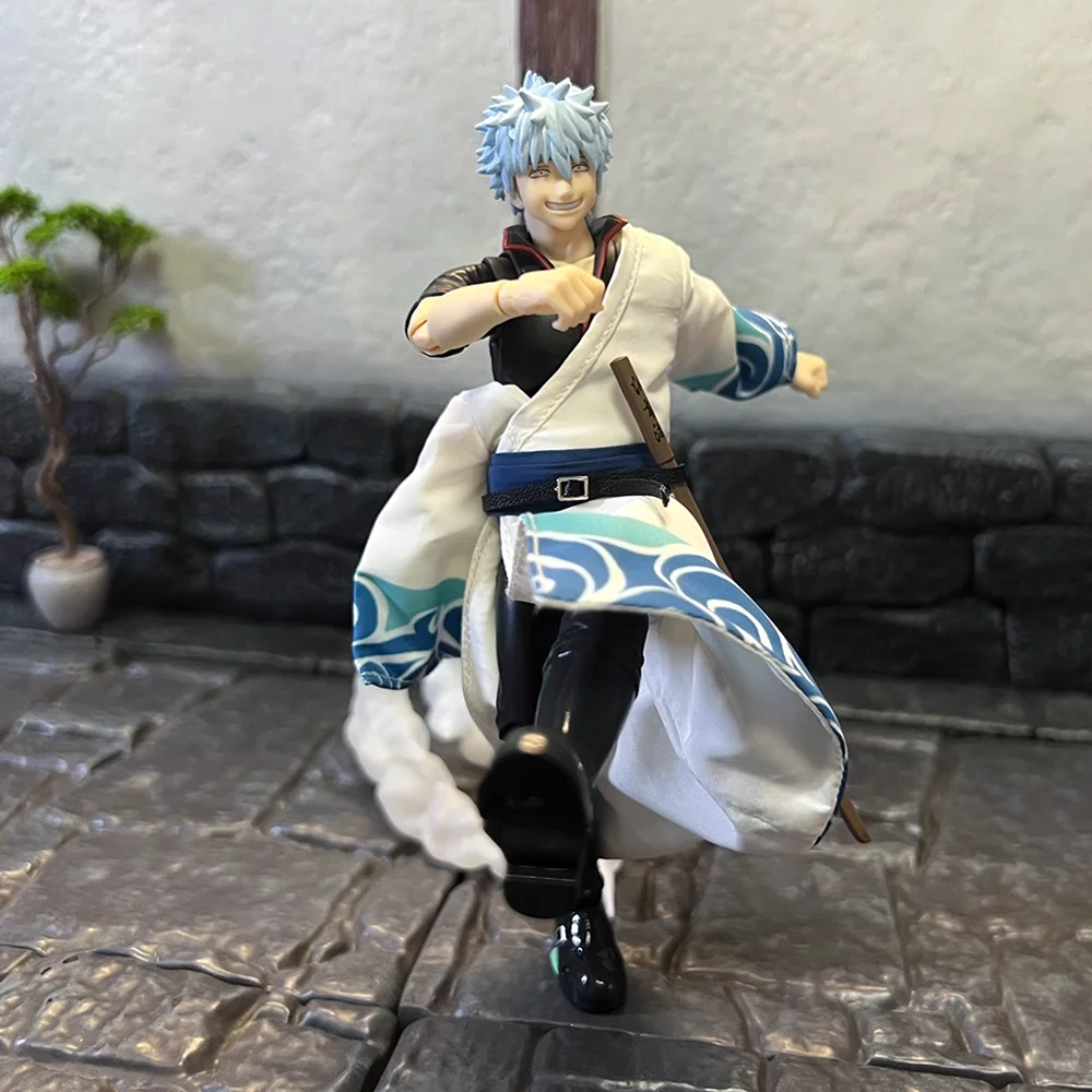 

1/12 Custom Wired Robe Japanese Coat Kimono For 6" SHF Sakata Gintoki GINTAMA Body (No Figure)