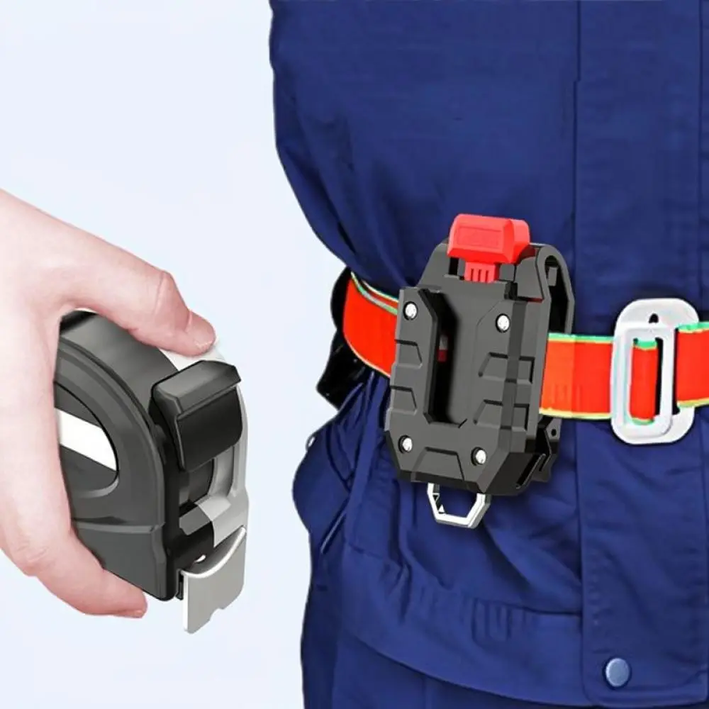 Efficient Tape Measure Holder Belt Hook For Steel Tapes Quick Access Tool Accessory For DIY Measurement