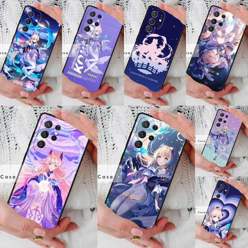 Genshin Impact Sangonomiya Kokomi BUMPER Phone Cover Case for Samsung Galaxy S26 Ultra S20 FE Note 10 S24 S23 S21 S25 Plus S22