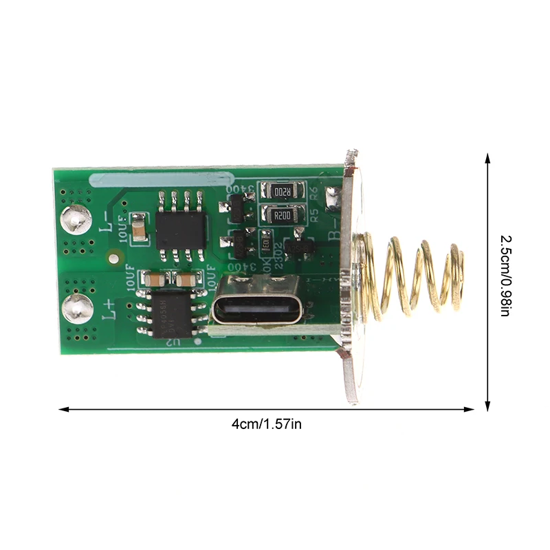 Flashlight Parts Switch Circuit Board 3.7V Type-C Micro USB Charging Port LED Driving Board With Charge Protection