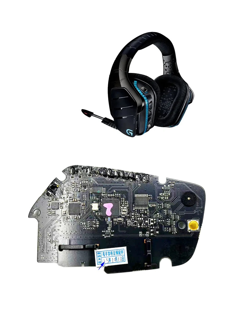 Original Headphone Montherboard Of Logitech G933 G935 G633 G635 Artemis Spectrum Gaming Headset PCB Circuit Mainboard