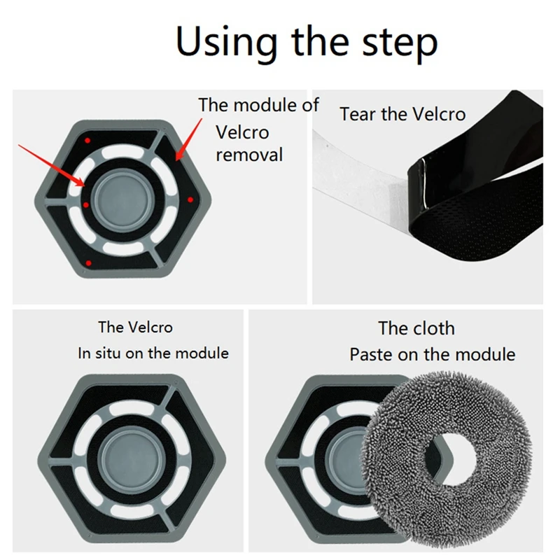 Soporte para fregona para Ecovacs Deebot N9 +, accesorios para Robot aspirador, soporte de repuesto para fregonas