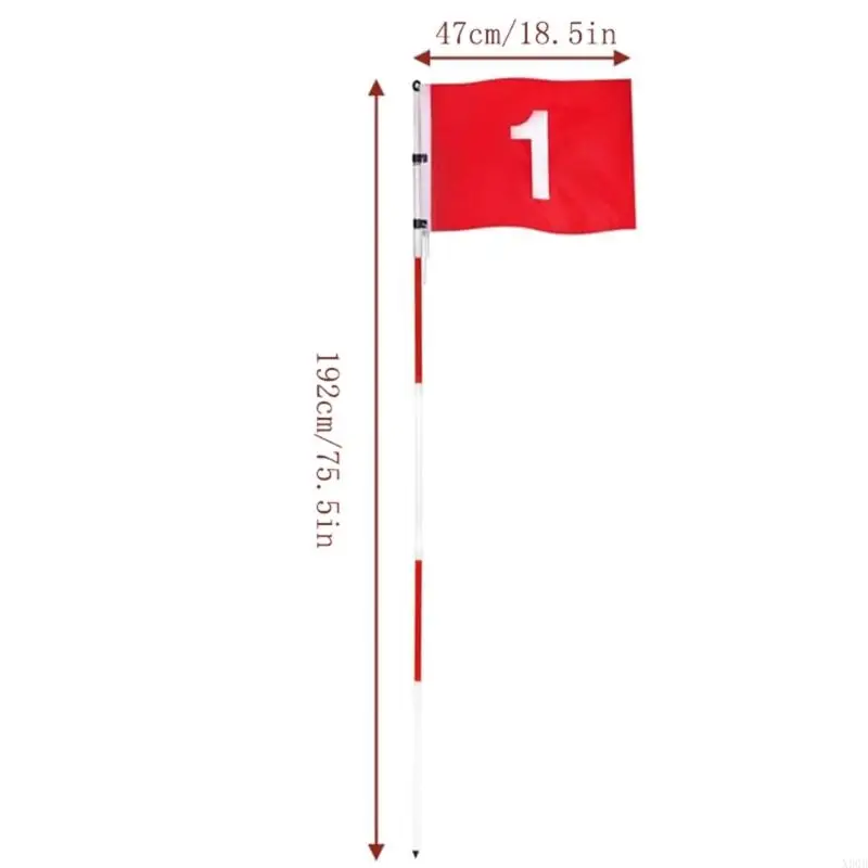 X90b гольф -штифты гольф -флаги япыль чашки для гольф
