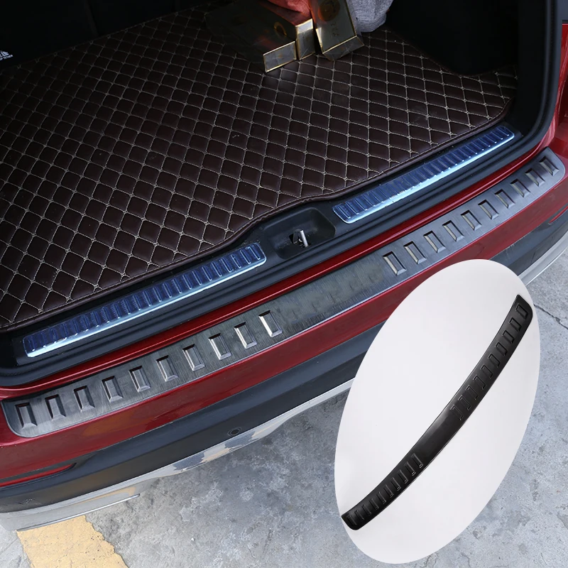 

1 шт. для Mercedes Benz GLC Class 2015 2016 2017, автомобильные аксессуары, внешняя задняя защитная накладка из нержавеющей стали, накладка