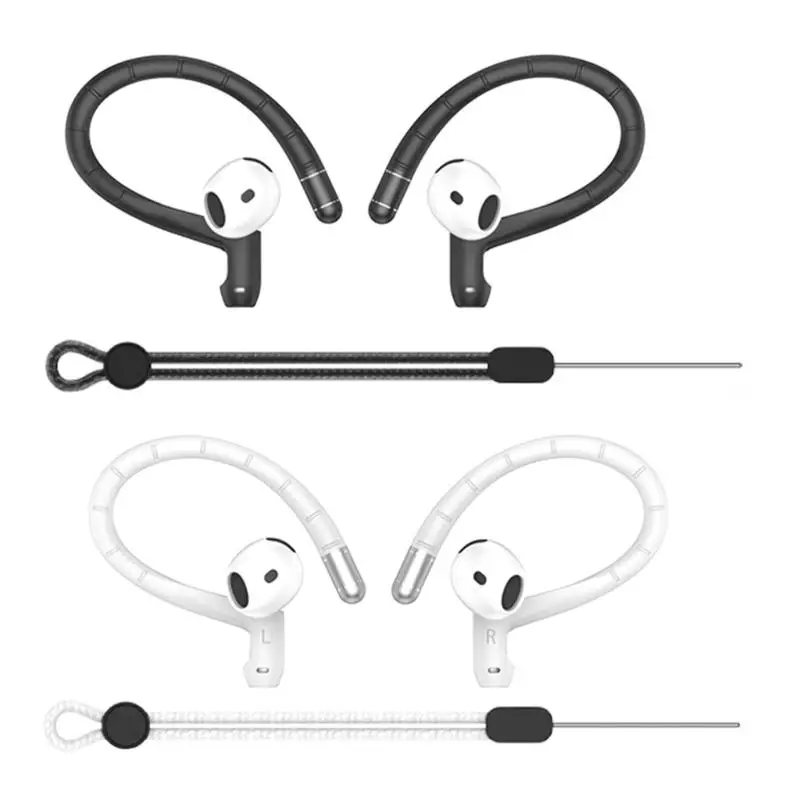 652F Detachable Silicone Ear Clip Attachments Enhancing Stability During Movement Lightweight Design For Gym Running Outdoor