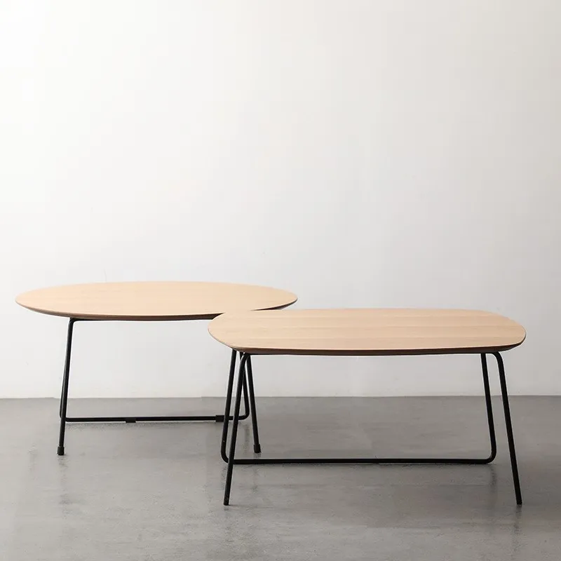 Simple Side Table Small Round Table Living Room Corner Table  Small Tea Table Combination Small Wooden Table Bay Window Table