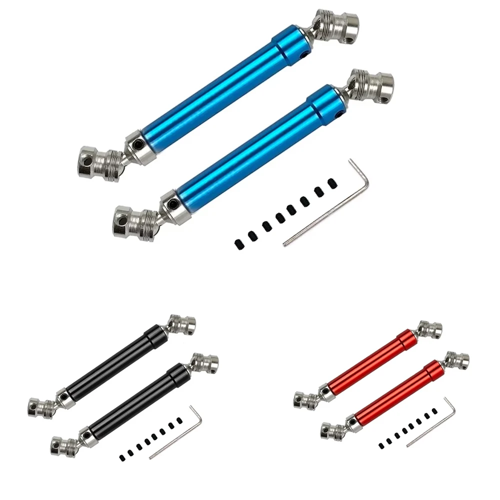 

2PCS Metal Drive Shaft Universal Joint CVD 112-152mm for AXIAL SCX10 AX10 D90 RC4WD TF2 HSP 1/10 RC Car Parts