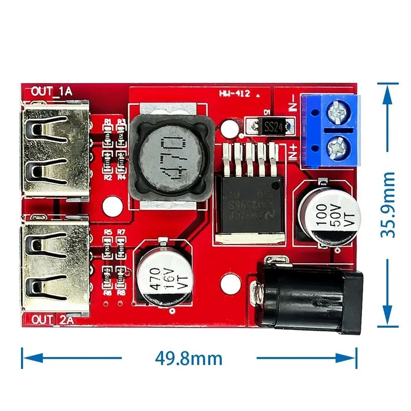 XL4015 3A/5A DC to DC Power Converter 8-36V to 1.25-32V CC CV LED Driver Step Down 3A/54A Charging Board Lithium Charger Module view 2