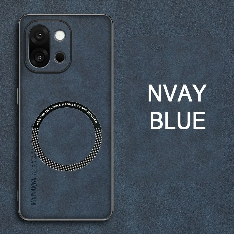 حافظة ريترو ماتي جلدية صديقة للبشرة لهاتف OnePlus 15 13 12 11 T R شحن لاسلكي مغناطيسي مقاوم للصدمات ومضاد للبصمة #5