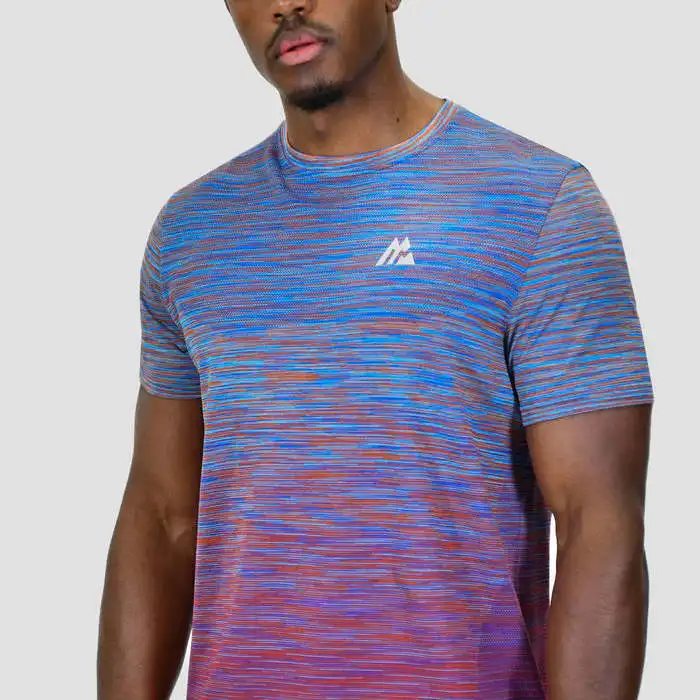 Ultra-Lightweight Quick-Dry Breathable Seamless MTX Blue Series Short-Sleeve T-Shirt for Outdoor Running And Training