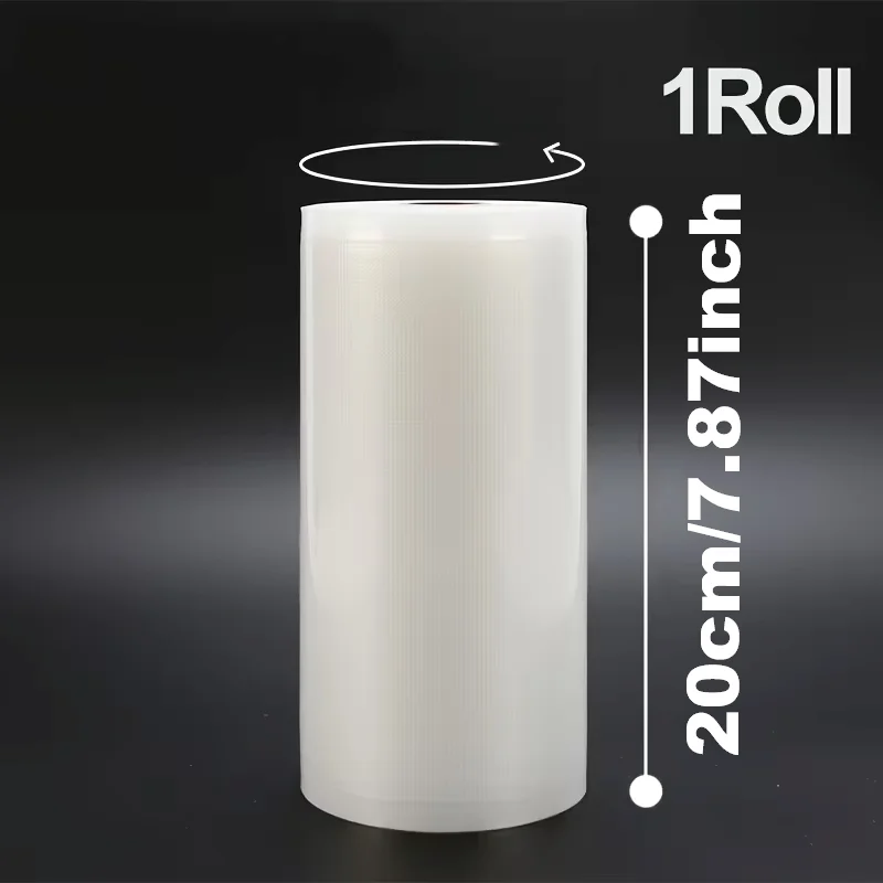Heavy-Duty Vacuum Sealer Bags Roll with Seal - Cut-to-Size Preservation System, Compatible with Vacuum Sealers
