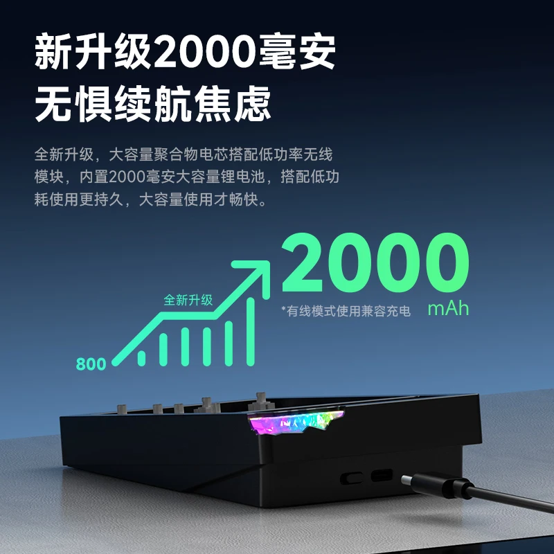 Weikav Stars21Plus 3Mode ワイヤレスキーパッドキットメカニカルキーボードキット Rgb ホットスワップ Stars21 Plus アルミテンキーパッドキット