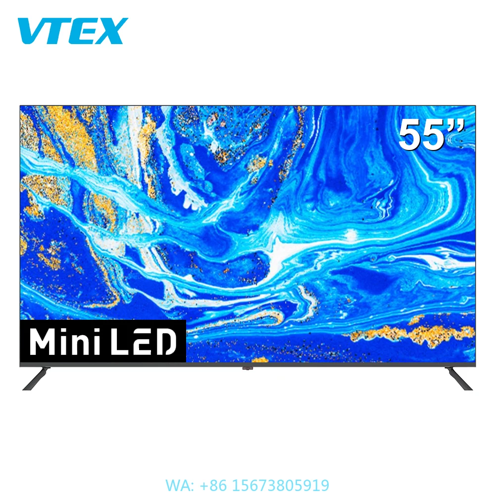 

Original 55-65 Inch QLED Smart TV Ultra HD Android UHD Mini LED Television with High Contrast Super Bright Picture 4K Resolution