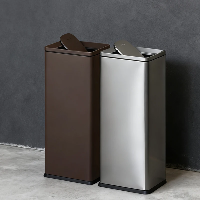 15L-30L Sleek Modern Trash Bin Premium Hotel Office Waste Container for Indoor Sanitation Use Waste Storage Trash Can