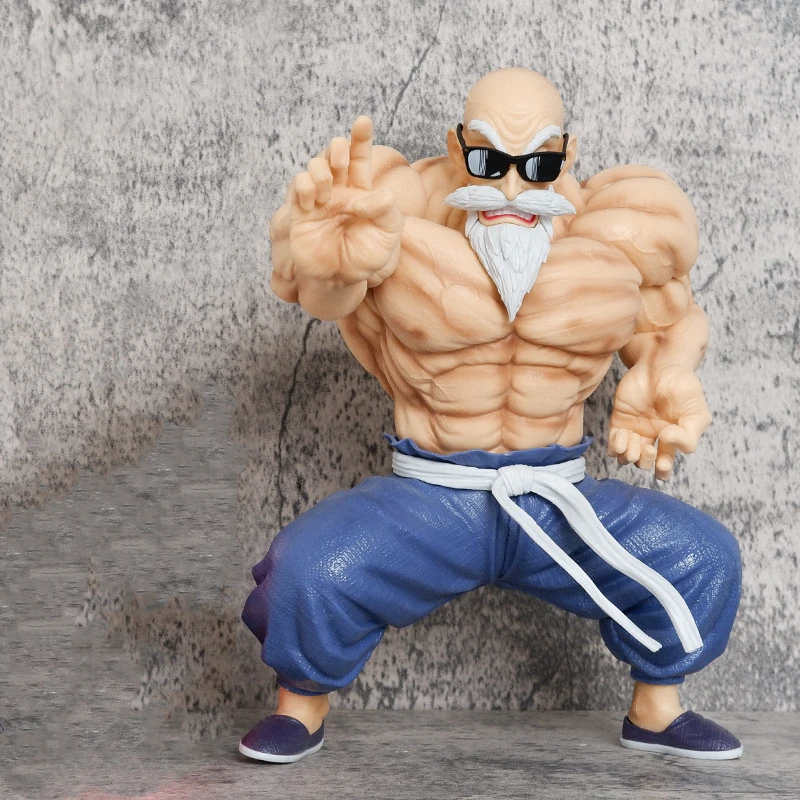 

23cm Anime Dragon Ball Z Master Roshi Kame Sennin Muscle Ver. PVC Action Figure Statue Collectible Model Kids Toys Doll Gifts