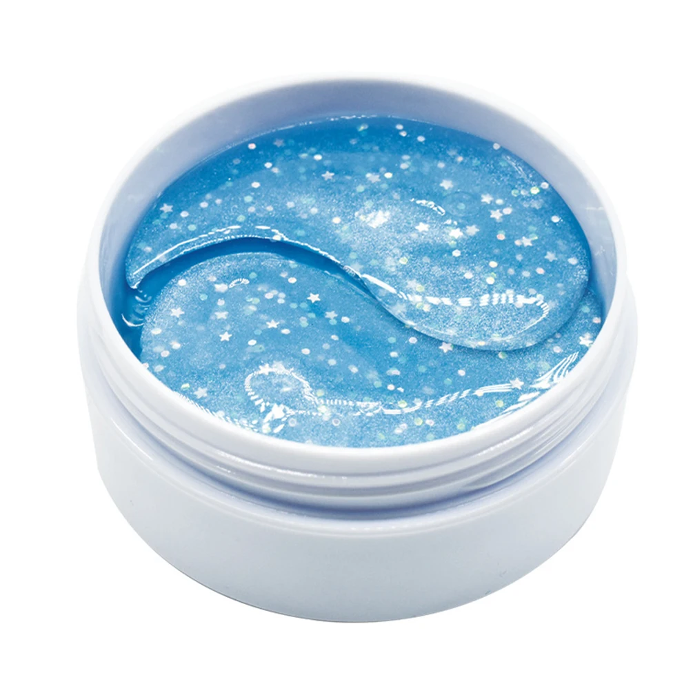 قناع عين بعلامة خاصة شعار مخصص هيدروجيل المعبأة في زجاجات مكافحة الشيخوخة المضادة للتجاعيد الكولاجين بريق الجملة منتج العناية بالبشرة ماكياج #2