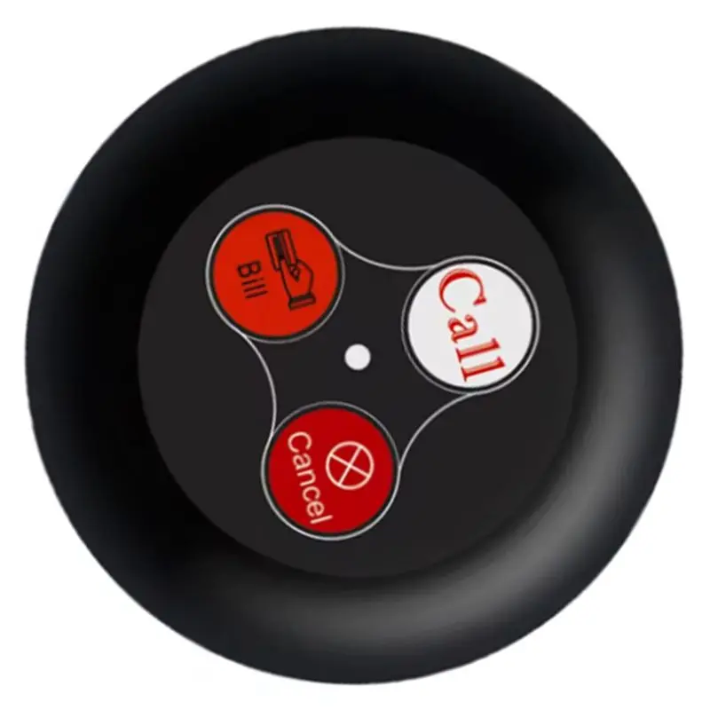 Restaurant Pager Wireless Watch Call Button For Cafe Clinic Dentist Waiter System Receiver User-Friendly