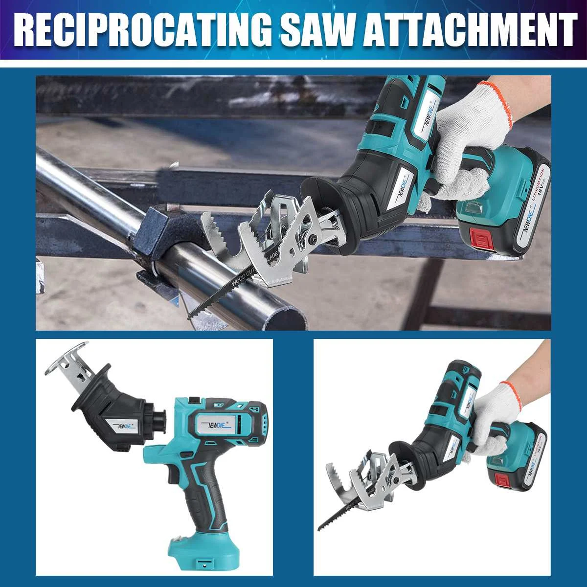 10 in 1 For Makita 18V Battery Jig Saw/Drill/Circular Saw/Chain Saw/Oscillating Tool/Sander/Wrench/Screw Driver Attachment