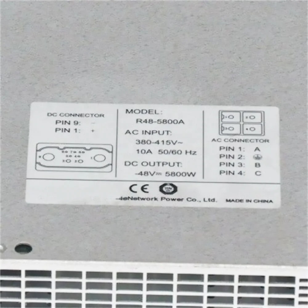 R48-5800A For EMERSON Server Power Supply 48V 100A 5800W