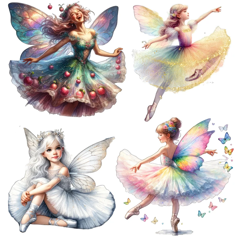 Three Ratels QA43 Dream colored elf art wall stickers for home decoration Computer pasting car stickers