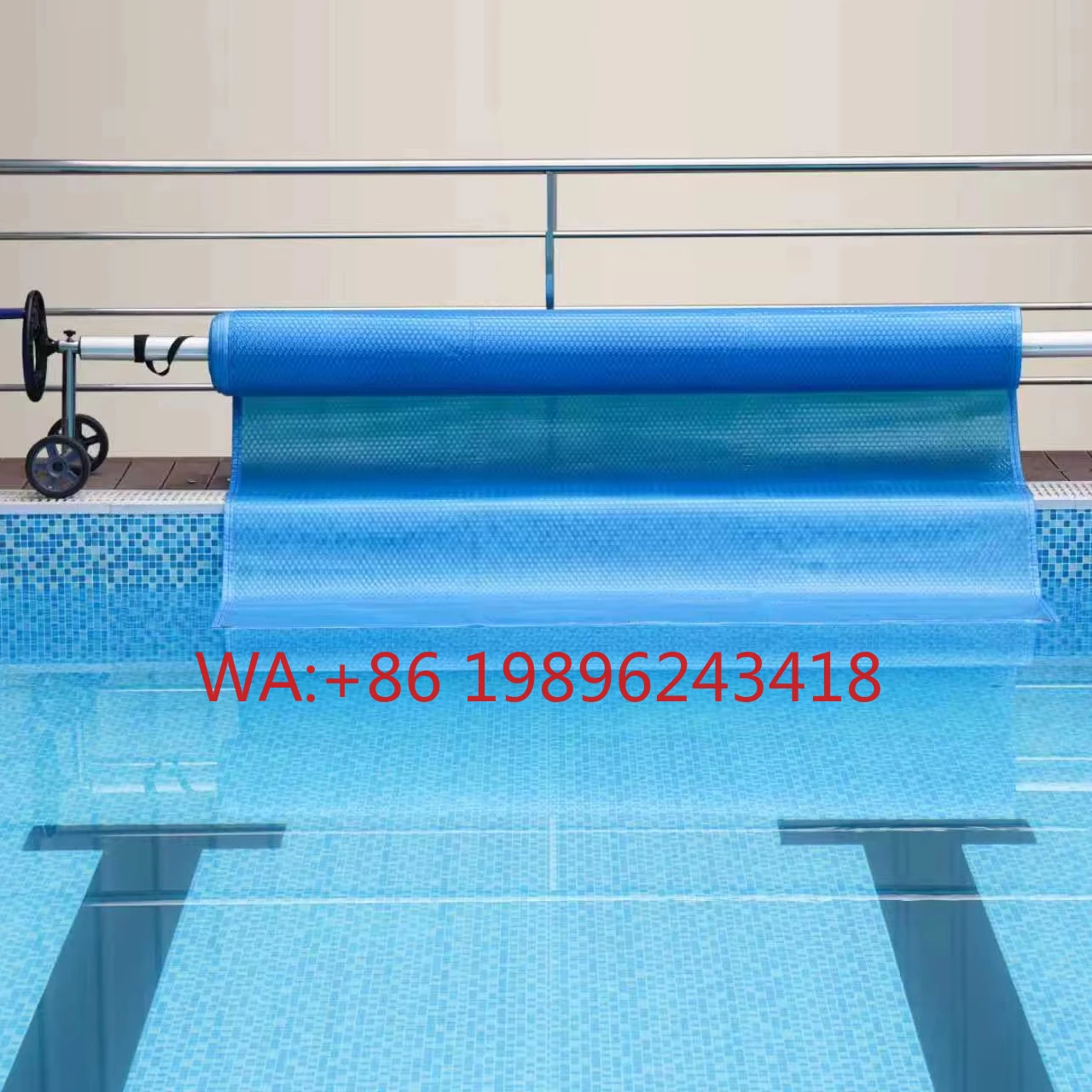 

In-ground Pool Cover Reel With SS Frame for Diameter 3-1/4" Automatic Swimming Pool Cover Roller