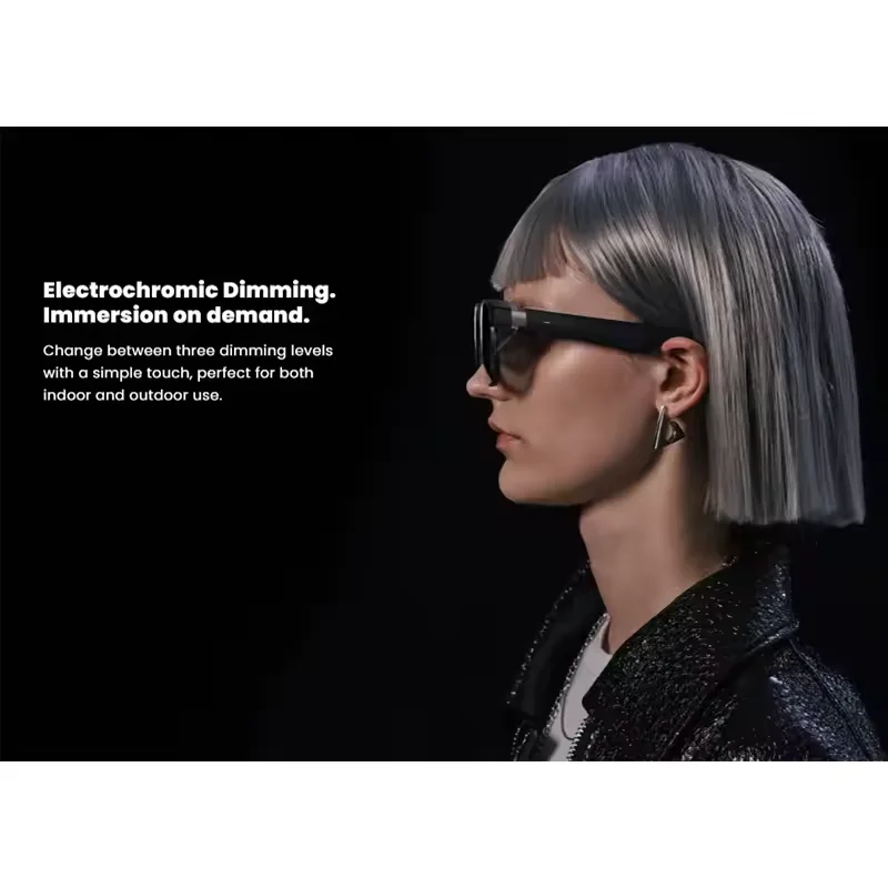 XREAL Air 2 Ultra 6DoF Óculos AR inteligentes totalmente funcionais Feixe eletrocromático Pro espaço terno 128G Óculos não VR