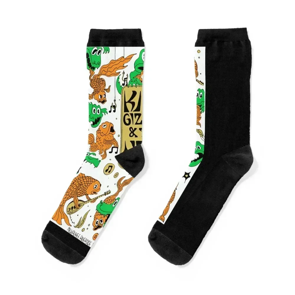 

Most Important King Gizzard And The Lizard Wizard Gifts For Christmas Socks cycling warm winter Christmas Men's Socks Women's