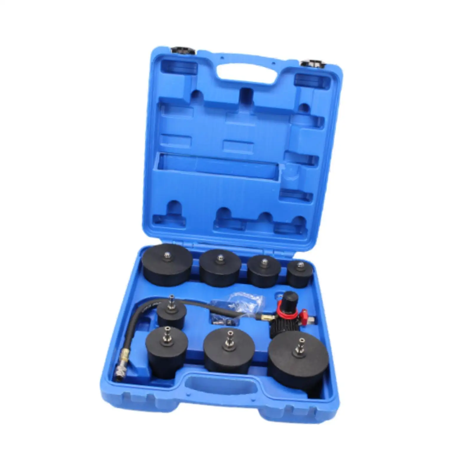 

Turbo System Leakage Tester Kit with Carrying Case Automotive Accessories Detector Tool Cooling System Car Part 1-3/8" 3-1/2"