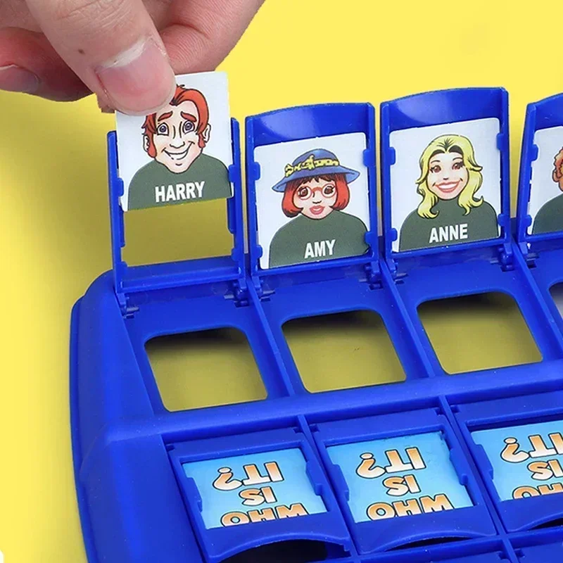 Guess Who I Am Character Guessing Board Game, Parent‑Child Interactive Logical Reasoning Puzzle Toy for Kids Family Desktop Play