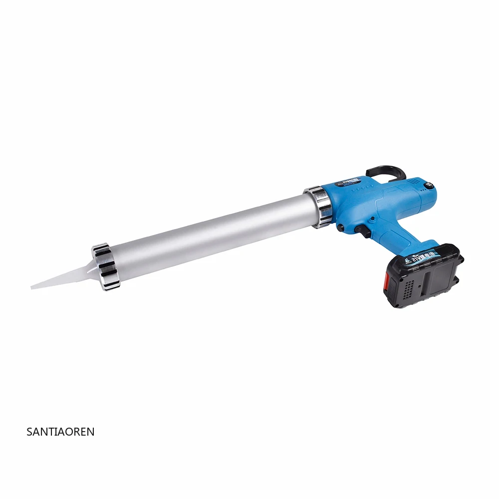 

Cordless Electric Caulking Gun Cement Glass Adhesive Applicator Tool Wireless Glue Seal Machine Propulsion 21v Lithium Battery