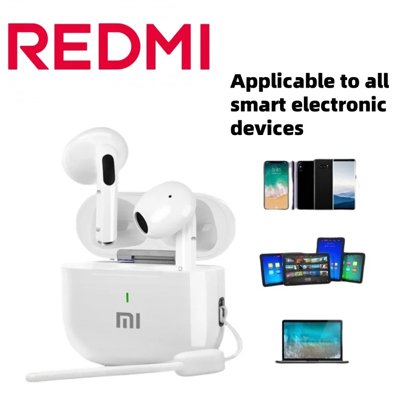 

Original REDMI A6 Pro Wireless Bluetooth Headset In-Ear Extra Bass Earbud HiFI Stereo Sport Earphone with Mic Earphone lanyard