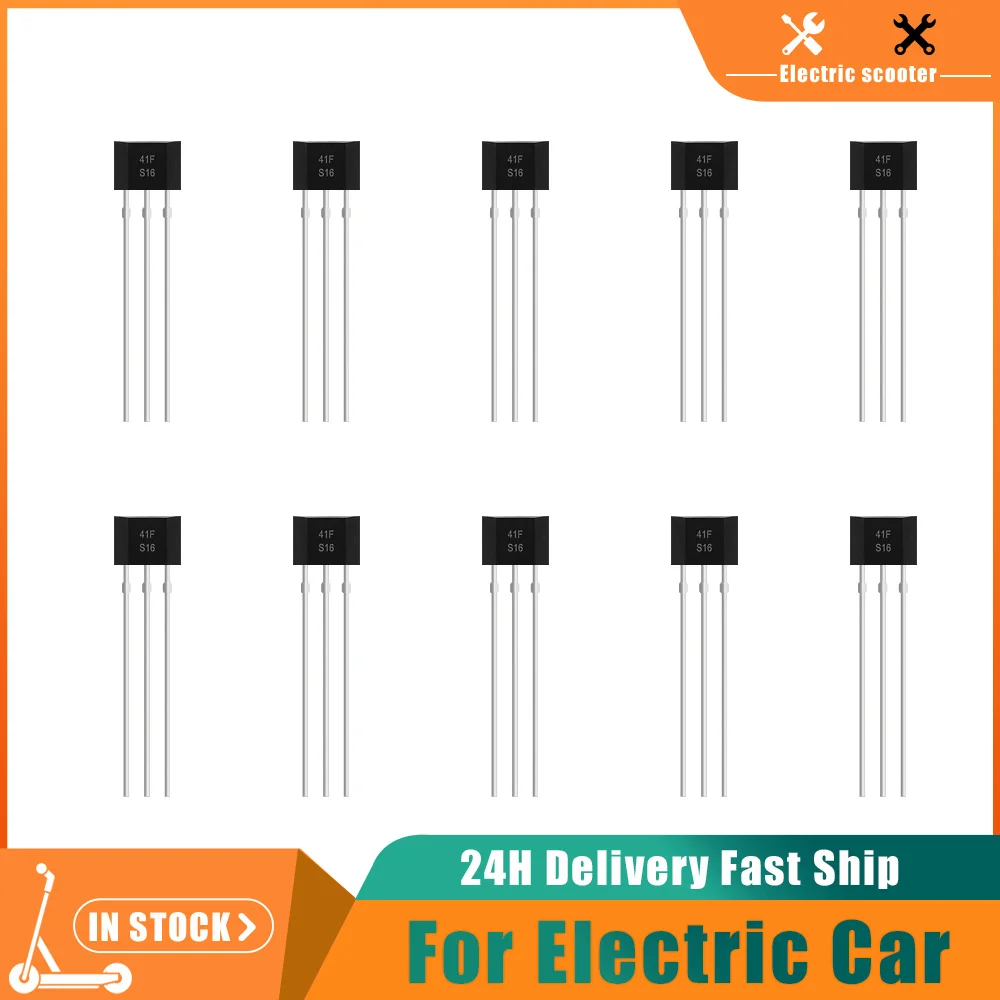 

10pcs/lot 41F Bipolar Hall Element Sensor Vhicle Motor for Electric Car Motor Hall Sensor Accessories