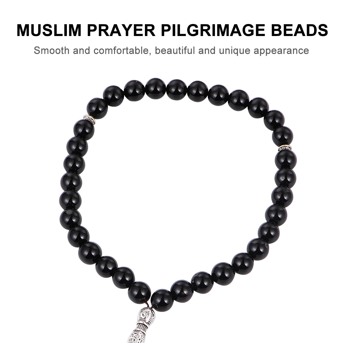 Agate Rosary Hand Chain Muslim Supplies Beads Natural Prayer Plastic Accessories Man Ornament