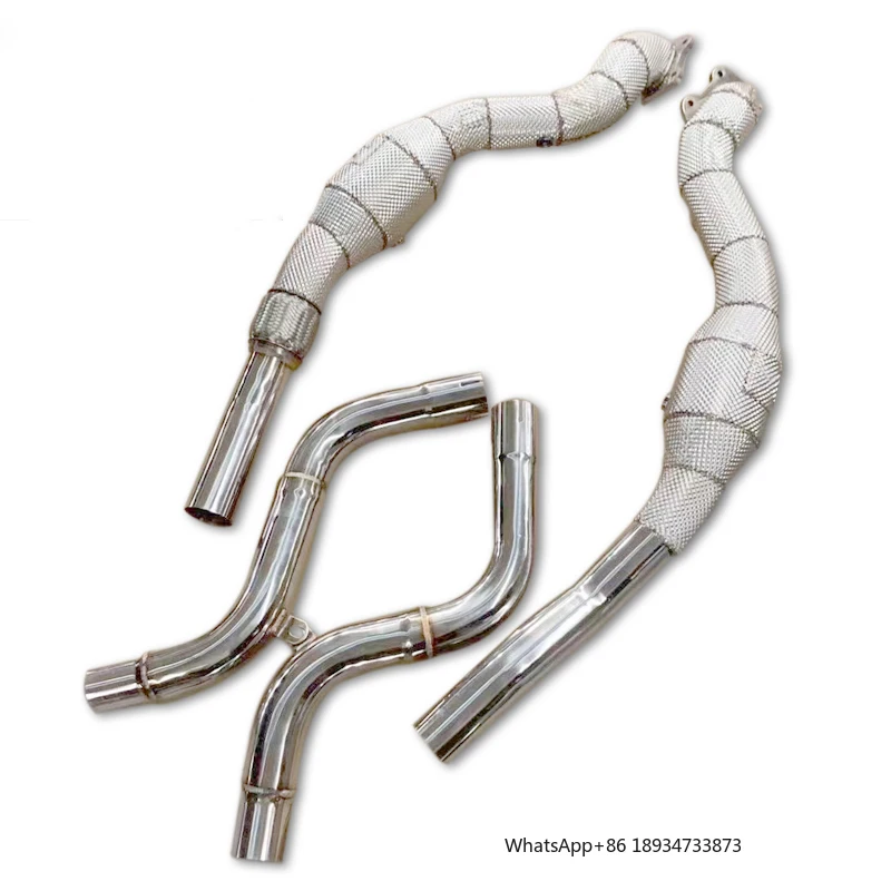 Exhaust Downpipe For Dodge Challenger 3.6L 2015-2023 Stainless Steel Downpipe with catalyst High flow catted downpipe