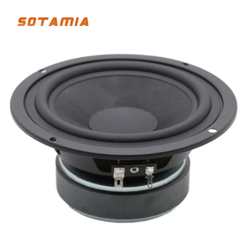 

SOTAMIA 1Pcs 100W 5.5 Inch Midrange Woofer Speaker 4 Ohm Audiophile Audio Speaker For Pro-ject DIY Hifi Home Music Bookshelf