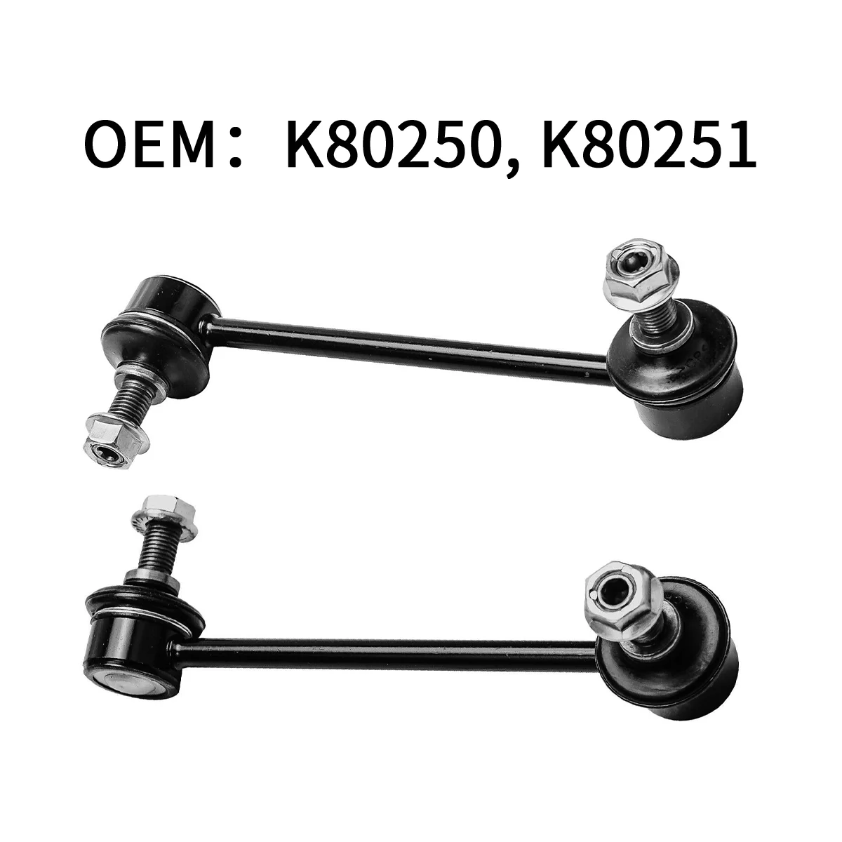 Front & Rear Sway Bar Link K80250 K80251 for Ford Fusion Lincoln MKZ Mercury Milan Mazda 6