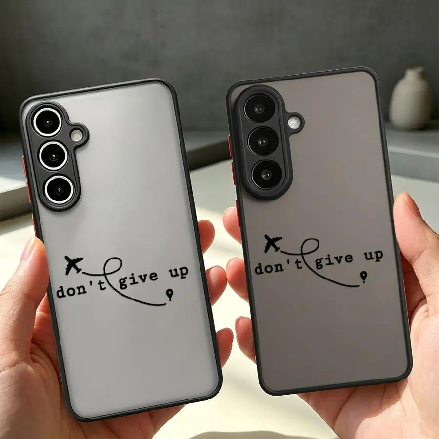 Coque de téléphone motivante pour Samsung Galaxy A16 A15 A34 A36 A54 A53 A17 A52 A73 A33 A52S A72 A56 A55 A35 A14 A23