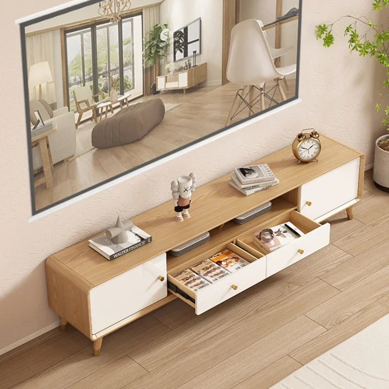 Wood Tv Stand Cradle Furniture Living Room Holder Cabinet Cabinets Table Home Television Tables Stands Tv Kast Bedroom Pedestal