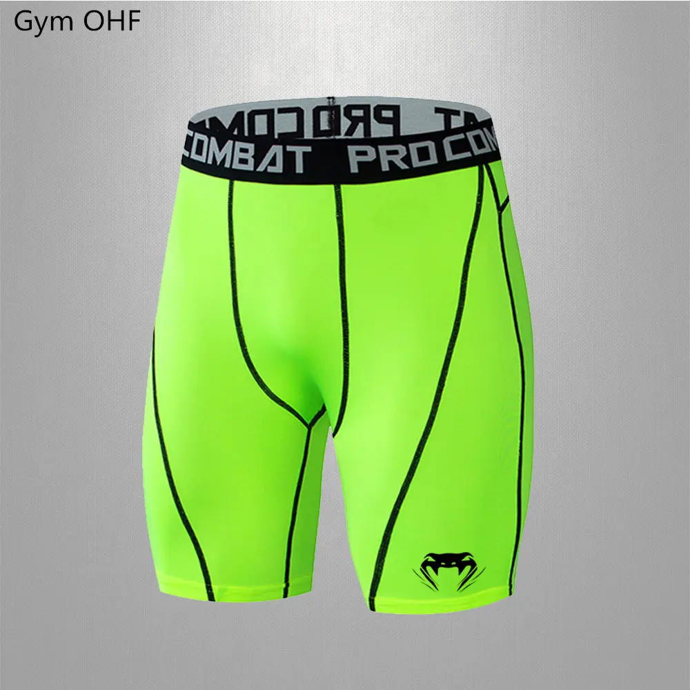 Męskie kompresyjne spodnie legginsy sportowe Rashguard legginsy do biegania trening sportowy spodenki sportowe mężczyzn spodenki do kulturystyki