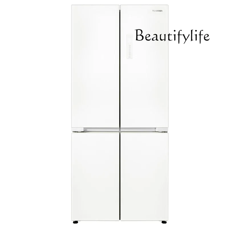 Ultra-thin 60cm zero embedded air-cooled and frost-free dual-system circulating cross door household refrigerator