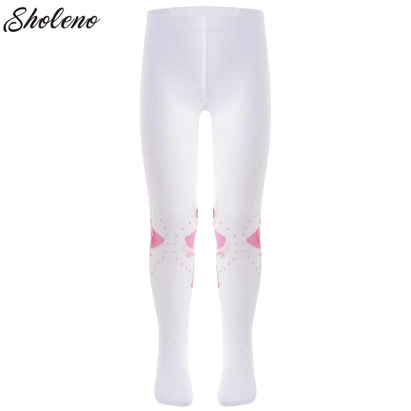 

Ballet Pantyhose for Girls Cute Jacquard Tights Ballerina Dance Leggings Breathable Stockings for Competition Stage Performance