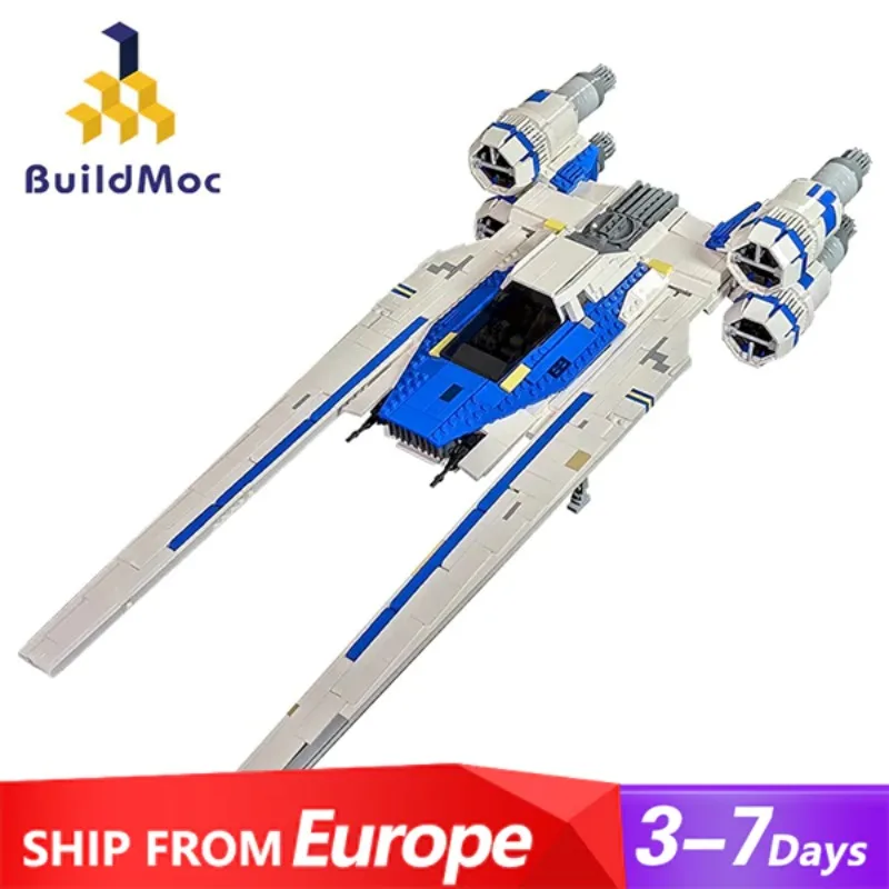 MOC UT-60D Starfighter Model U-wing Transport Fighter Spaceship Airplane Building Blocks Set Christmas Birthday Gift for Adults