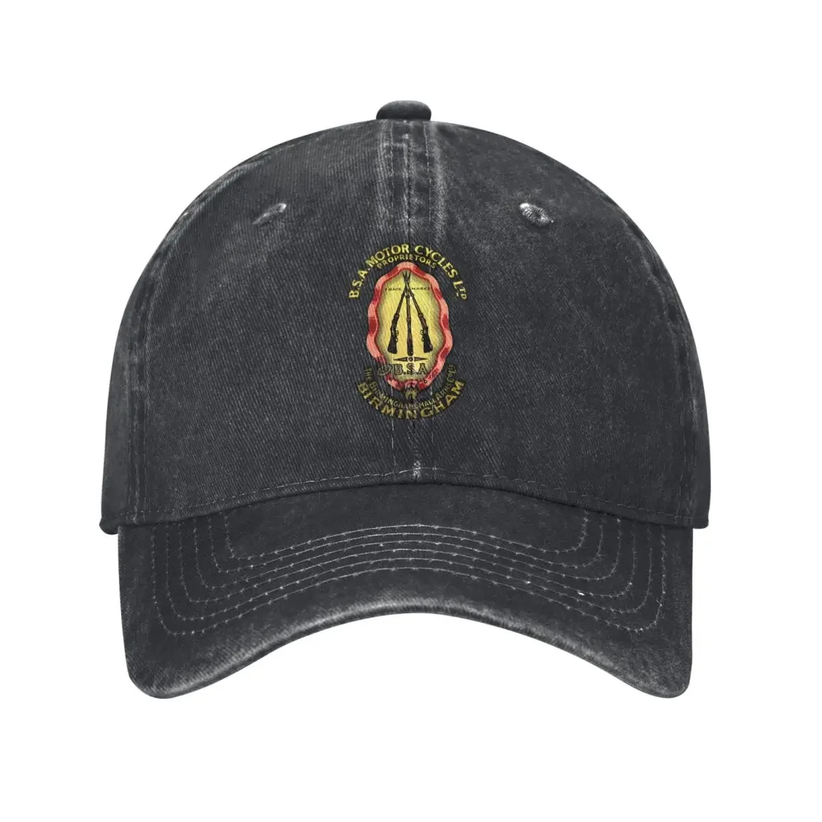 

BSA Motorcycles, Vintage Emblem, Motorradgeschenke demin Cap Durable for All Seasons Men's Caps Baseball Cap For Men