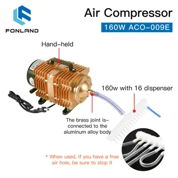 FONLAND 160W ACO-009E 空氣壓縮機 電磁式氣泵,適用於 CO2 雷射雕刻切割機 10 最佳銷售 空氣泵雷射 - №10